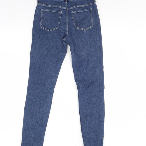Preworn Girls Blue  Denim Skinny Jeans Size 14 Years