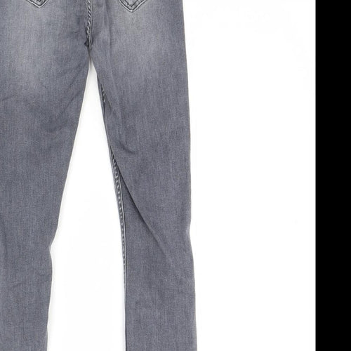 River Island Womens Grey  Denim Skinny Jeans Size 8 L29 in