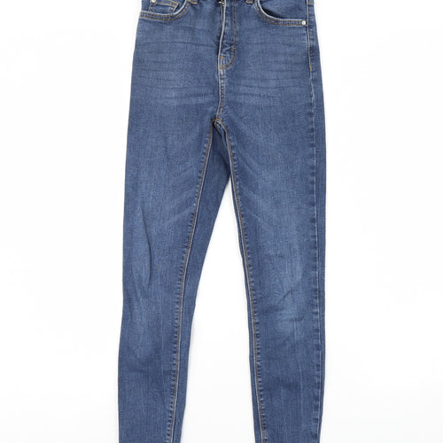 Denim & Co. Womens Blue  Denim Skinny Jeans Size 8 L28 in