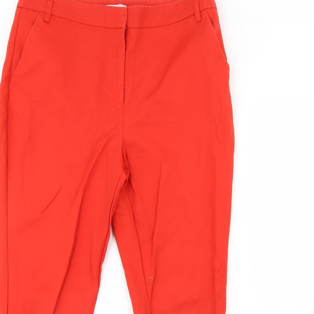 Nutmeg Womens Red   Dress Pants Trousers Size 14 L27 in