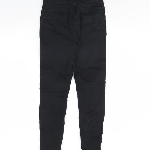 m&s Womens Black  Denim Skinny Jeans Size 10 L29 in