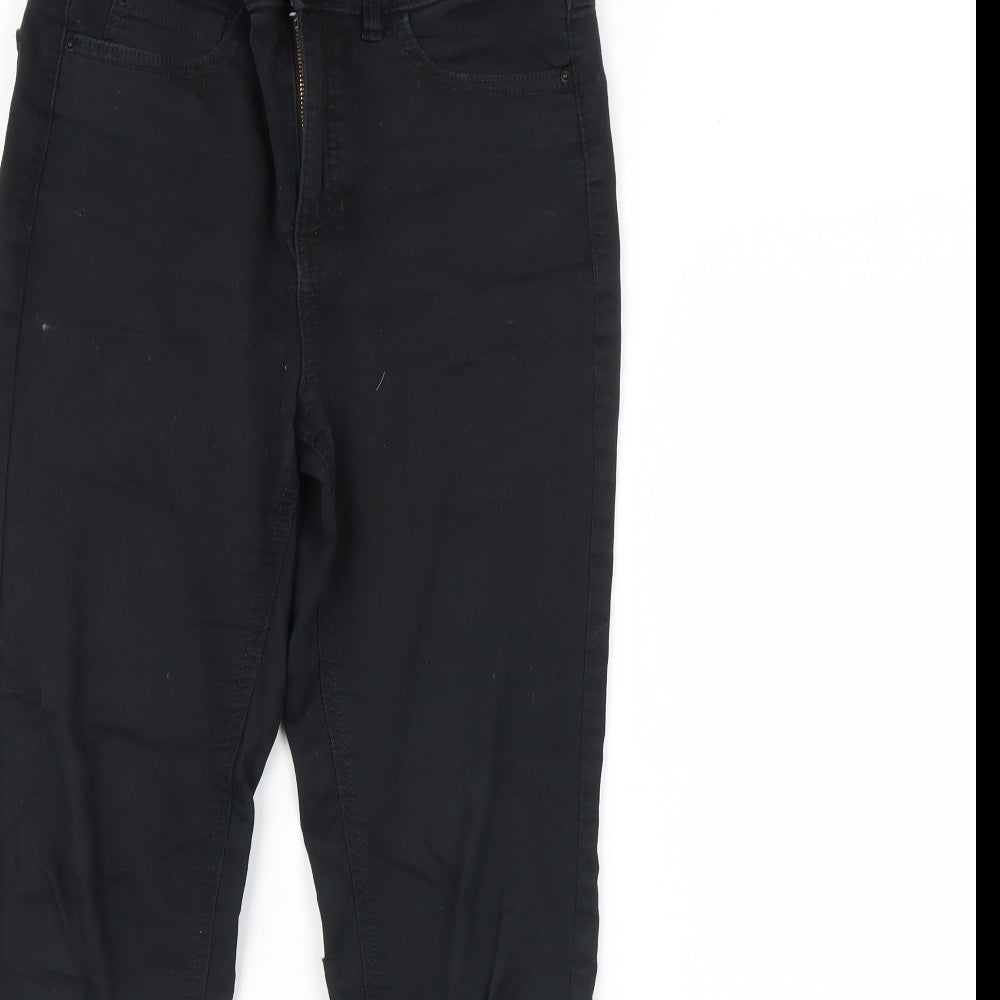 m&s Womens Black  Denim Skinny Jeans Size 10 L29 in