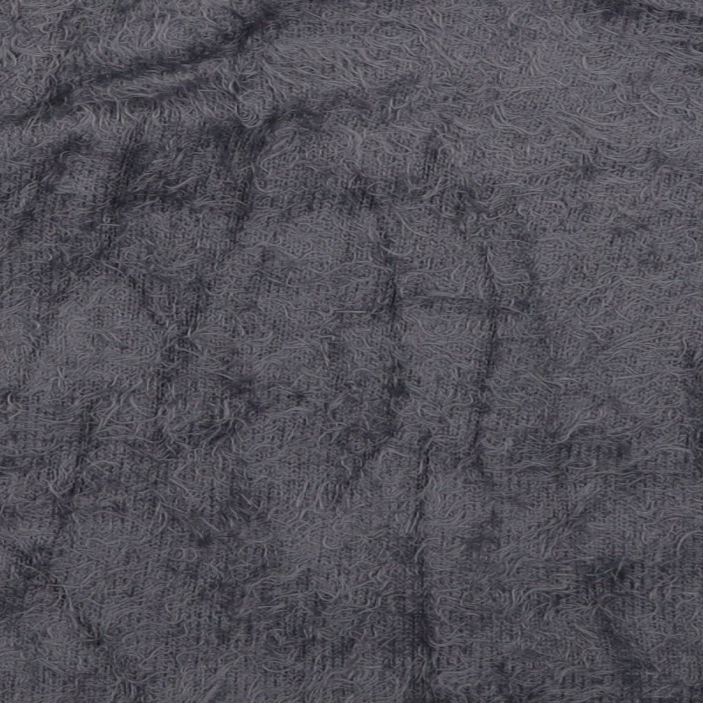 H&M Womens Grey Geometric  Pullover Jumper Size 12