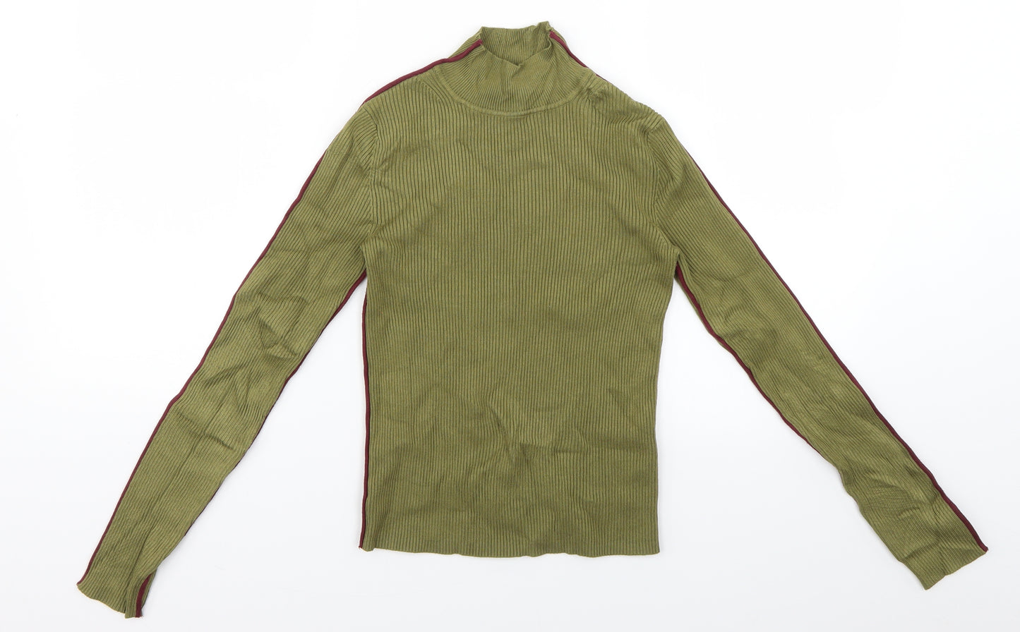 Zara Womens Green  Knit Pullover Jumper Size 6