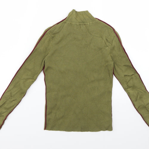 Zara Womens Green  Knit Pullover Jumper Size 6