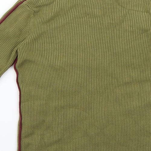 Zara Womens Green  Knit Pullover Jumper Size 6