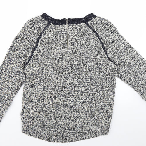 Marks & Spencer Womens Multicoloured  Knit Pullover Jumper Size 8
