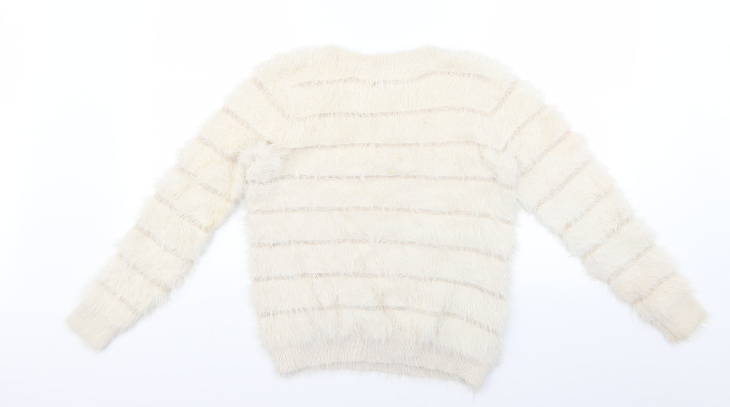 Papaya Womens Beige   Pullover Jumper Size S