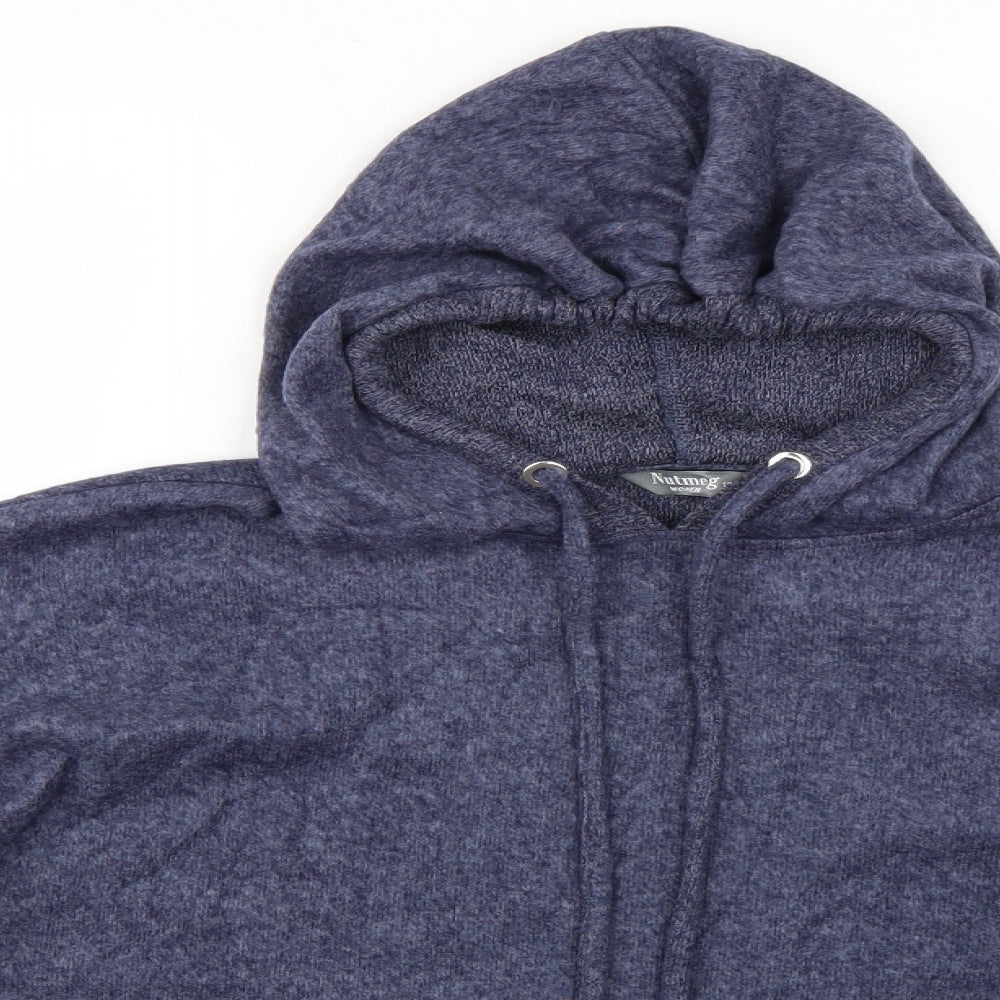 Nutmeg Womens Blue   Pullover Hoodie Size 12