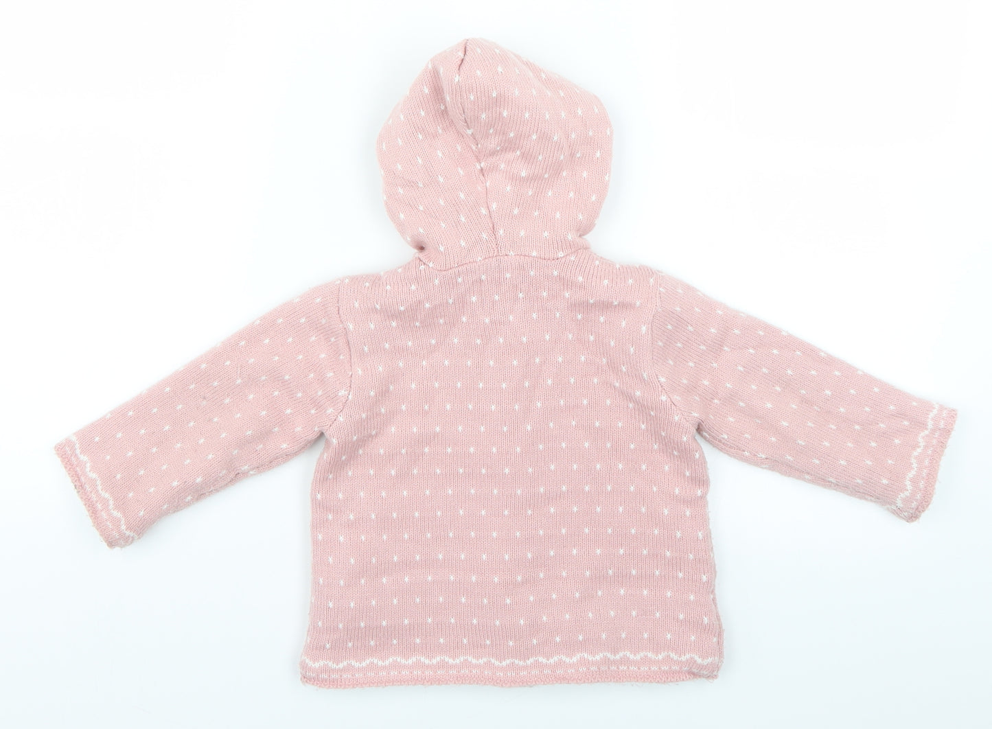 Dulces  Pink Spotted  Jacket  Size 12-18 Months