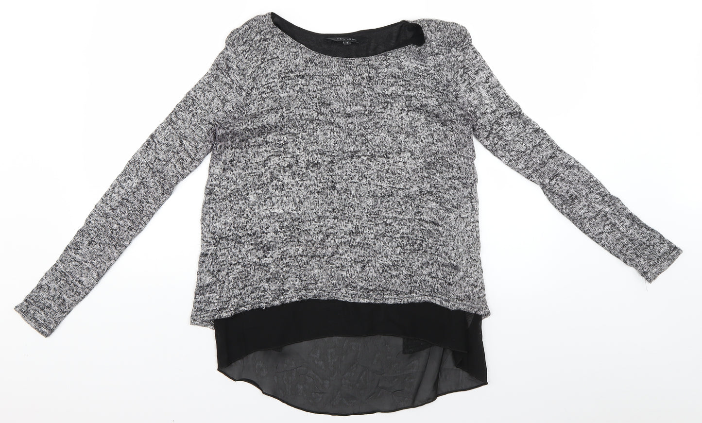 New Look Womens Grey   Basic Blouse Size S