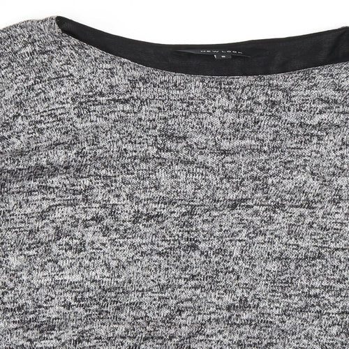New Look Womens Grey   Basic Blouse Size S