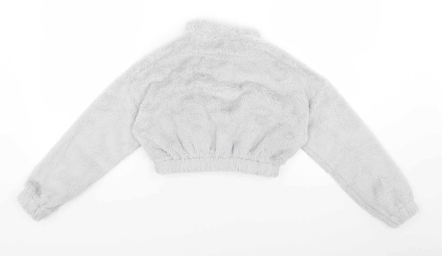 New Look Girls Grey   Pullover Jumper Size 9 Years
