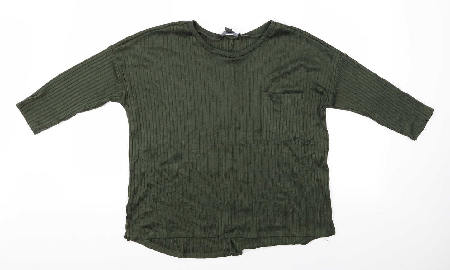 Primark Womens Green   Pullover Jumper Size S  - Primark