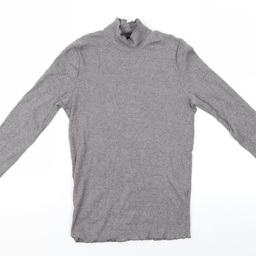 Topshop Womens Grey   Pullover Jumper Size 10  - Topshop