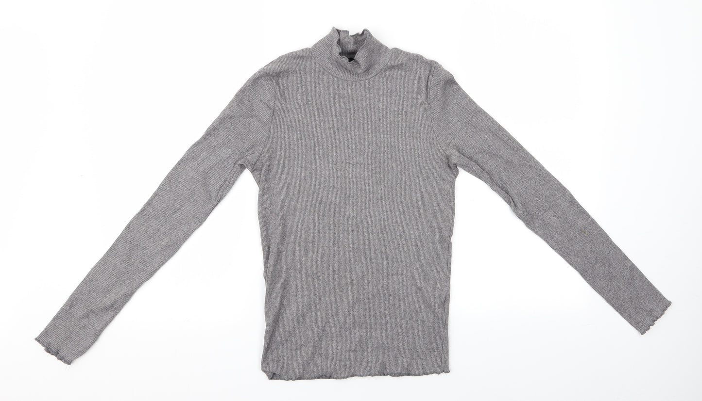 Topshop Womens Grey   Pullover Jumper Size 10  - Topshop