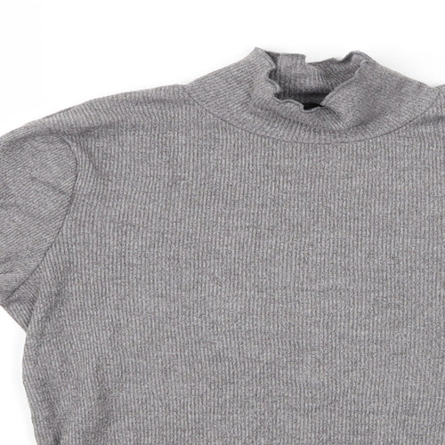 Topshop Womens Grey   Pullover Jumper Size 10  - Topshop