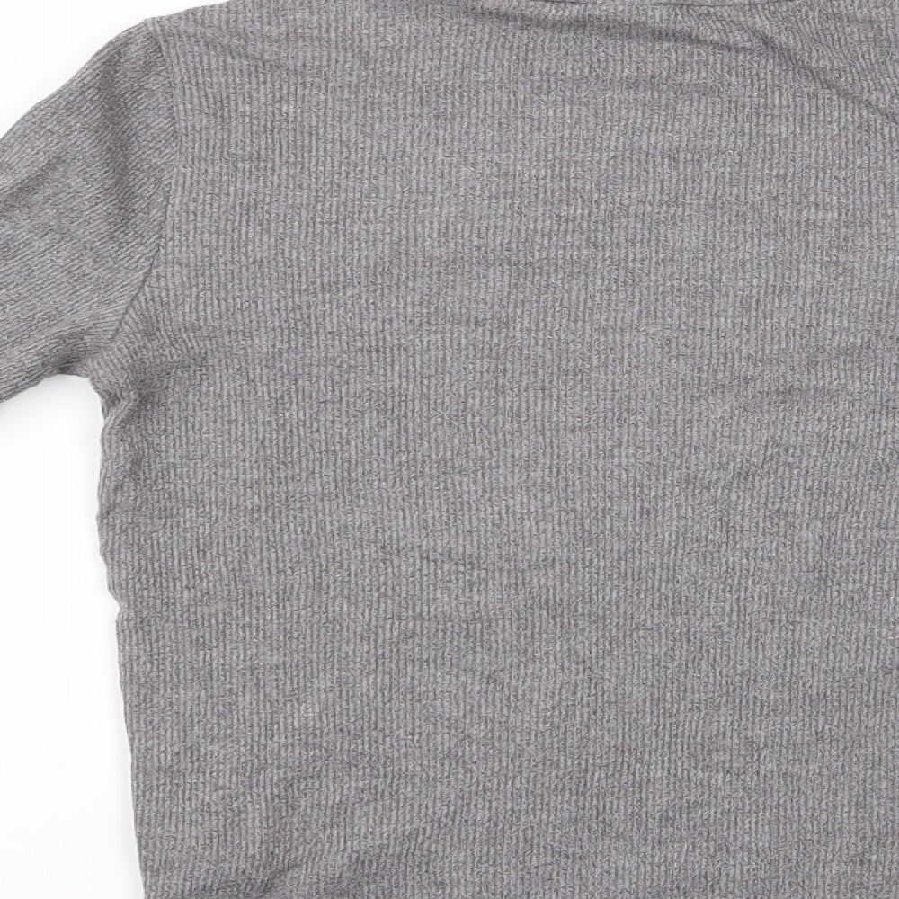 Topshop Womens Grey   Pullover Jumper Size 10  - Topshop