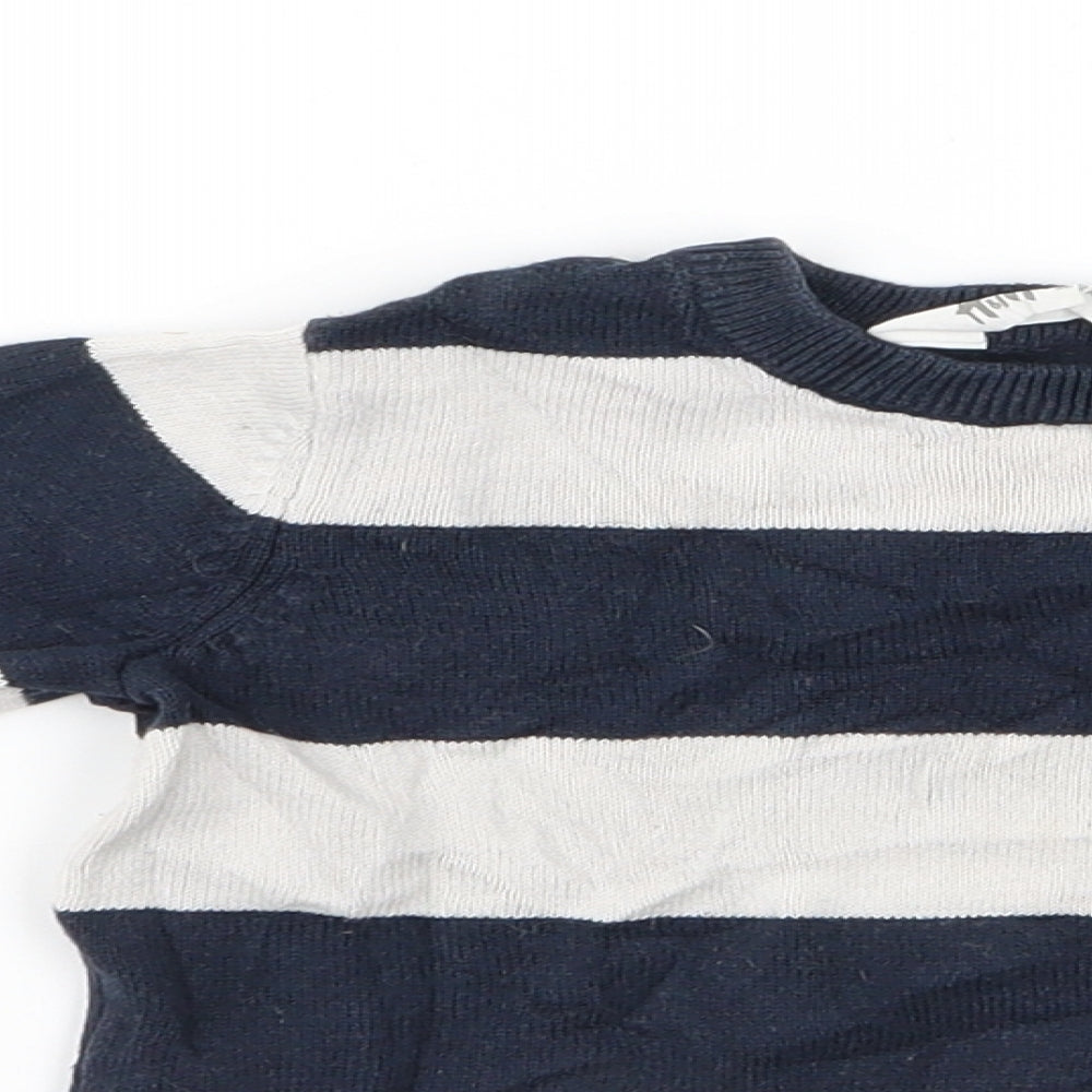 H&M Boys Multicoloured Striped  Pullover Jumper Size 18-24 Months  - H&M Toddler Sweater