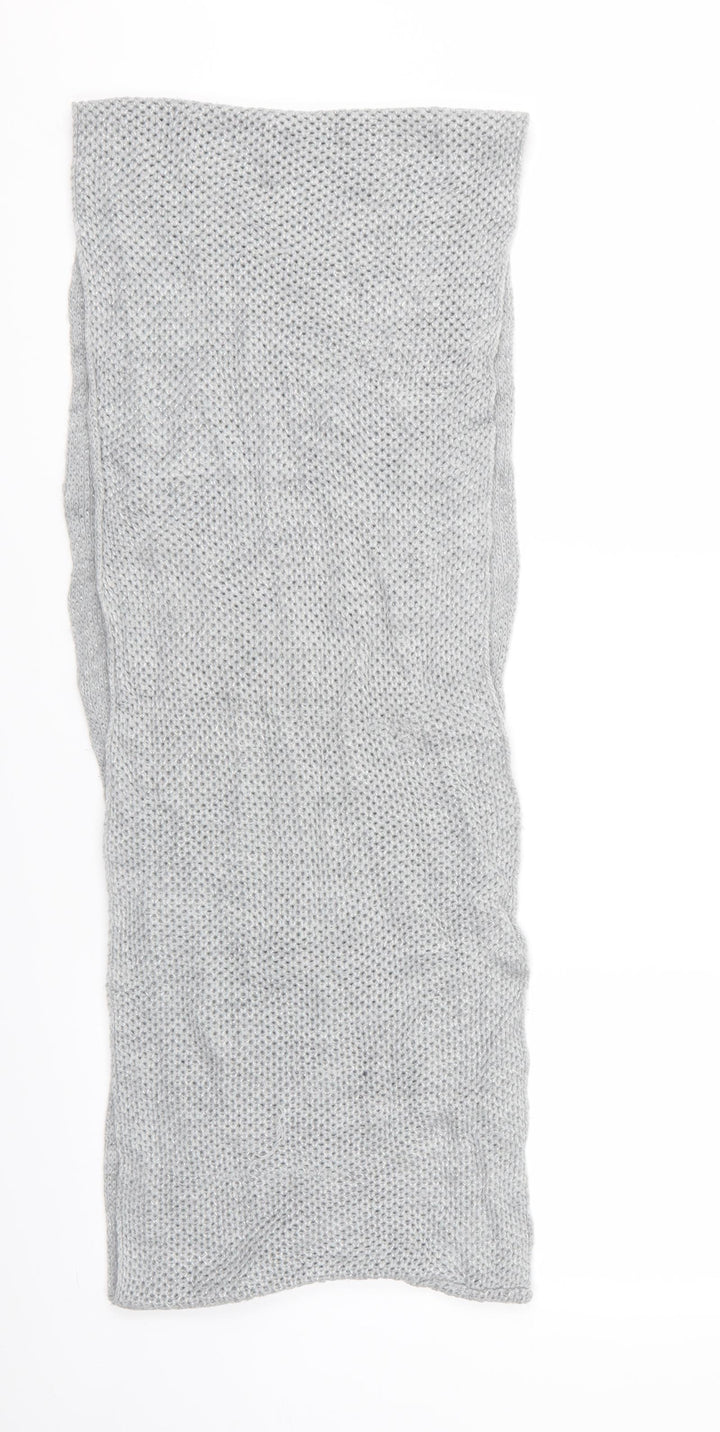 Accessorize Womens Silver    Scarf   - Snood Open Knit glittery
