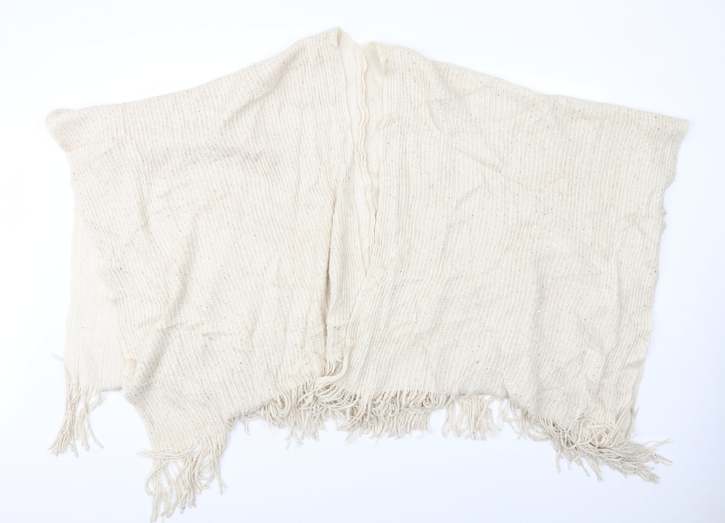Marks and Spencer Womens Ivory    Shawl/Wrap   - Glittery shawl