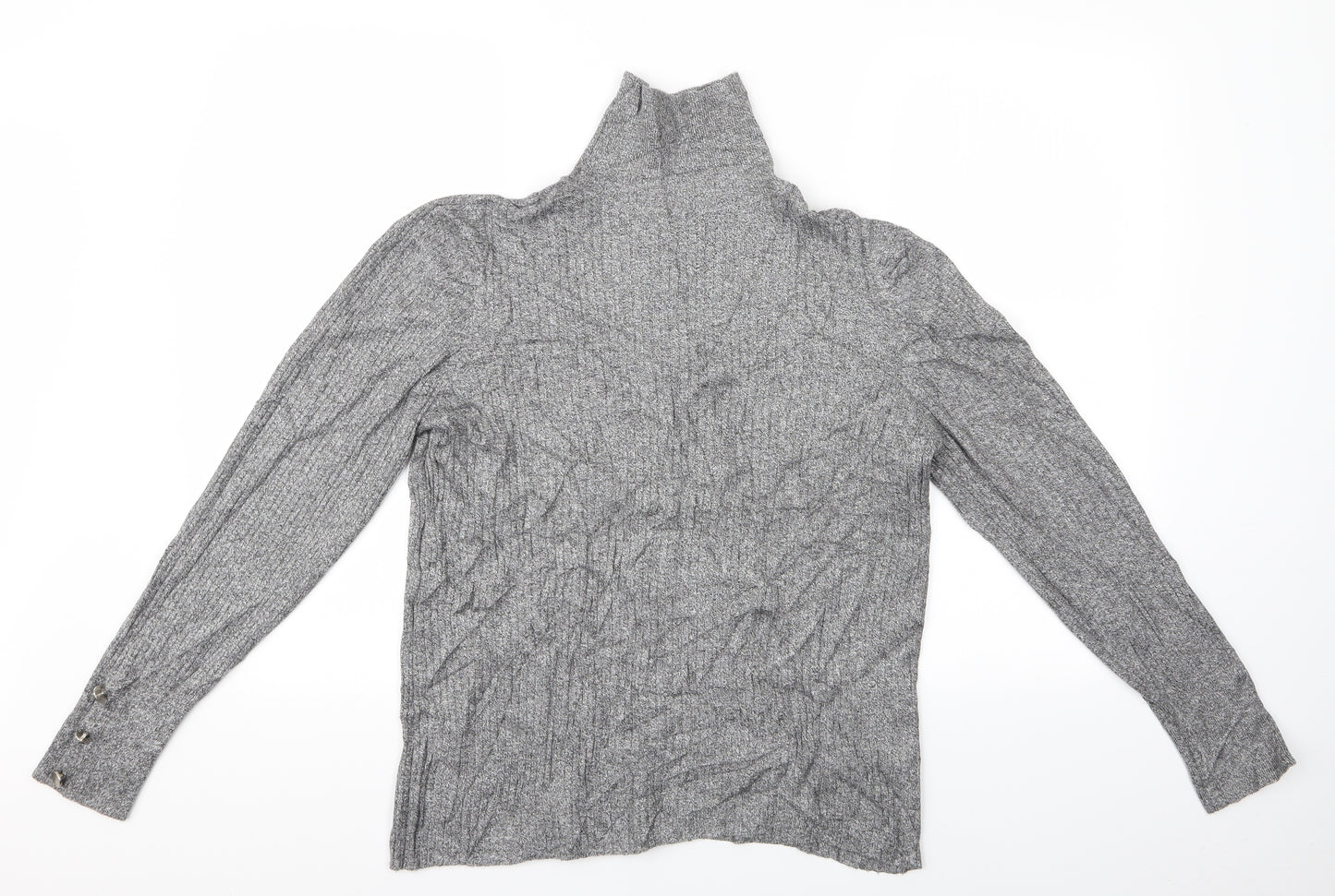 TU Womens Grey   Pullover Jumper Size 16  - Puffed sleeves