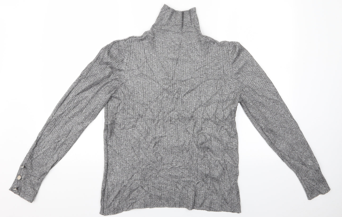 TU Womens Grey   Pullover Jumper Size 16  - Puffed sleeves