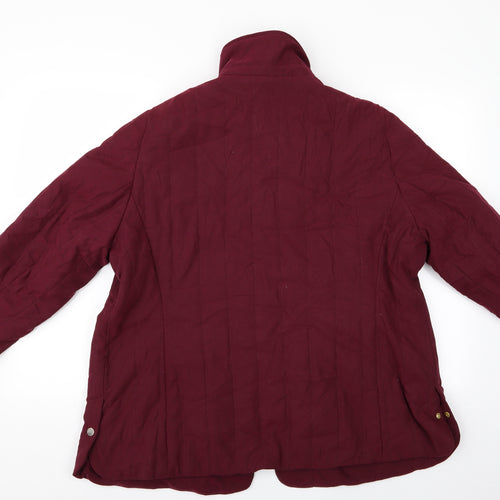 Marks and Spencer Womens Purple   Quilted Jacket   - Padded Jacket Marks and Spencer