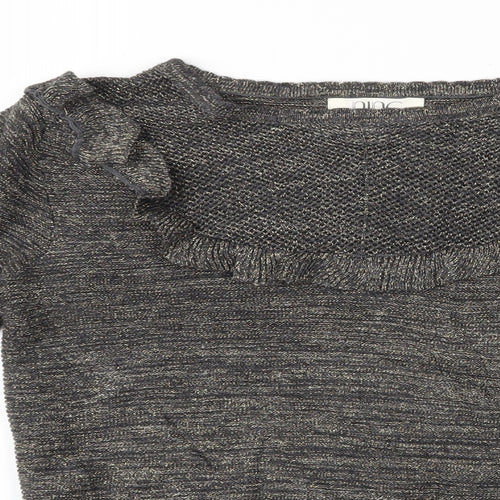Nine Womens Black   Pullover Jumper Size 12  - Nine Jumper - Glittery