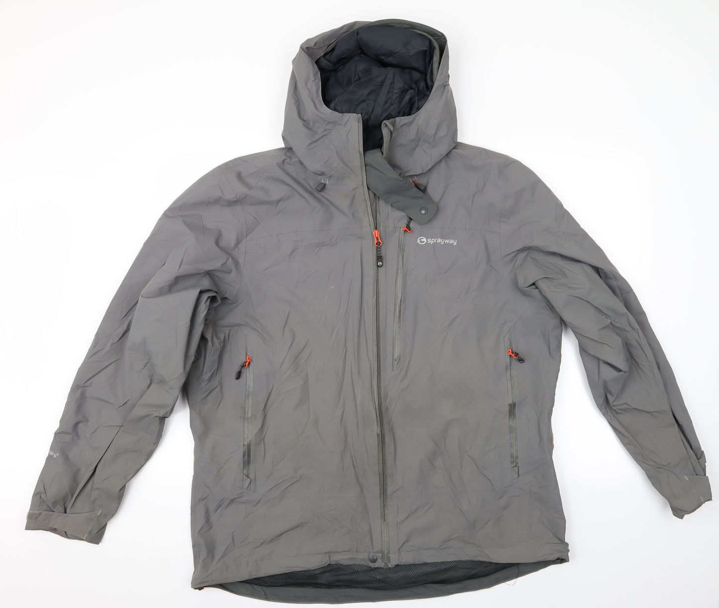 Sprayway Mens Grey   Rain Coat Coat Size XL  - Sprayway Coat