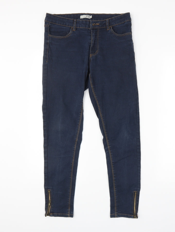 VRS Womens Blue   Straight Jeans Size 12 L26 in