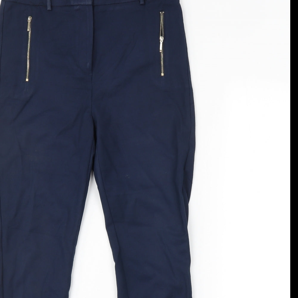 NEXT Womens Blue   Trousers  Size 10 L28 in