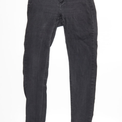 157 Womens Grey   Skinny Jeans Size M L30 in