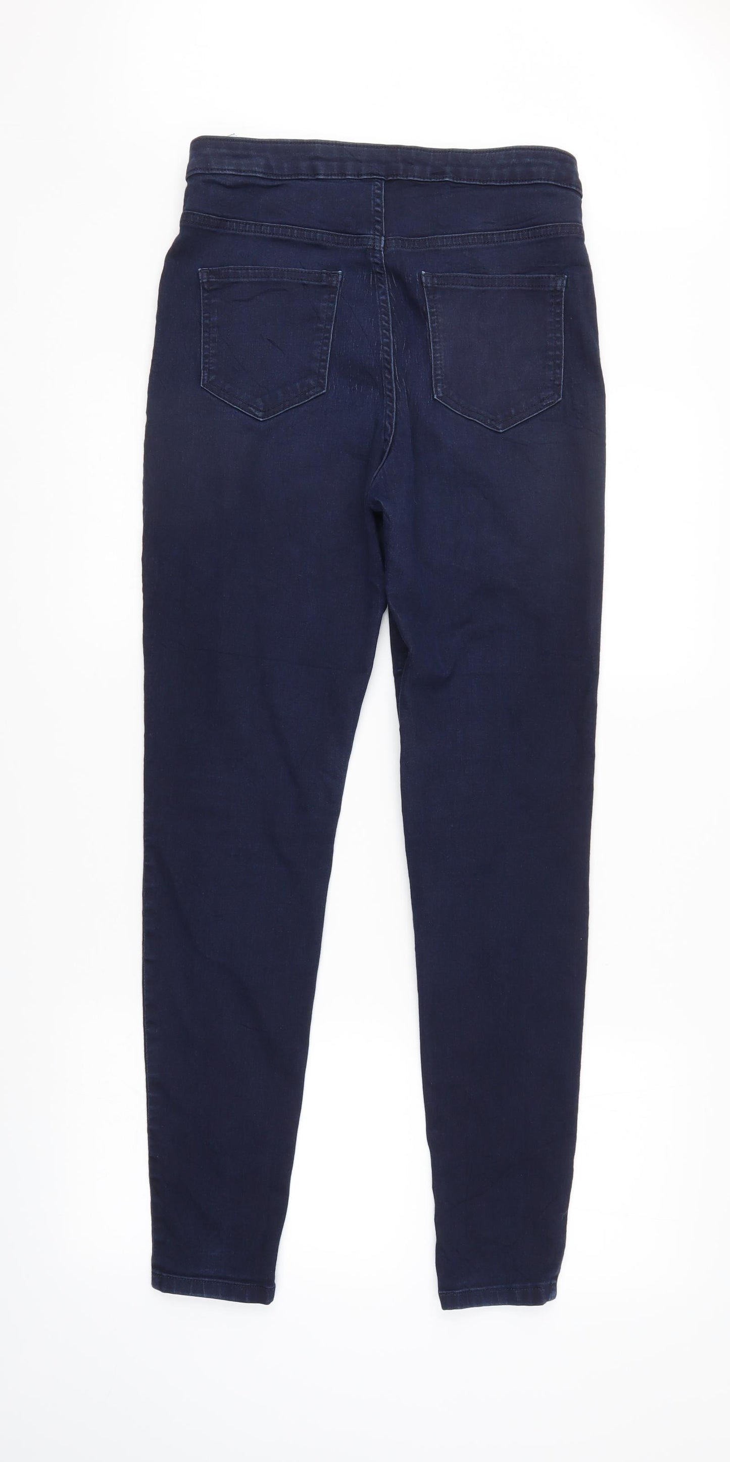 M&S Womens Blue   Skinny Jeans Size 14 L32 in