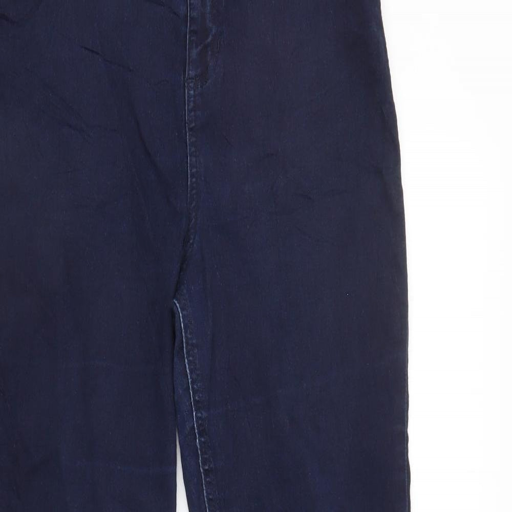 M&S Womens Blue   Skinny Jeans Size 14 L32 in