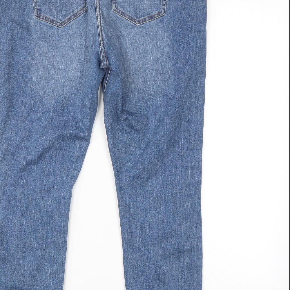 NEXT Womens Blue   Straight Jeans Size 18 L28 in