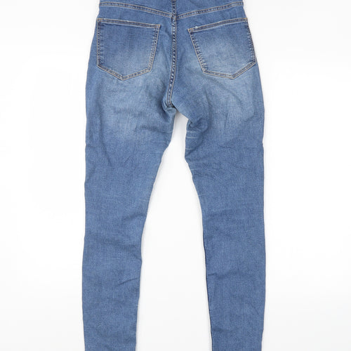 H&M Womens Blue   Straight Jeans Size 8 L28 in