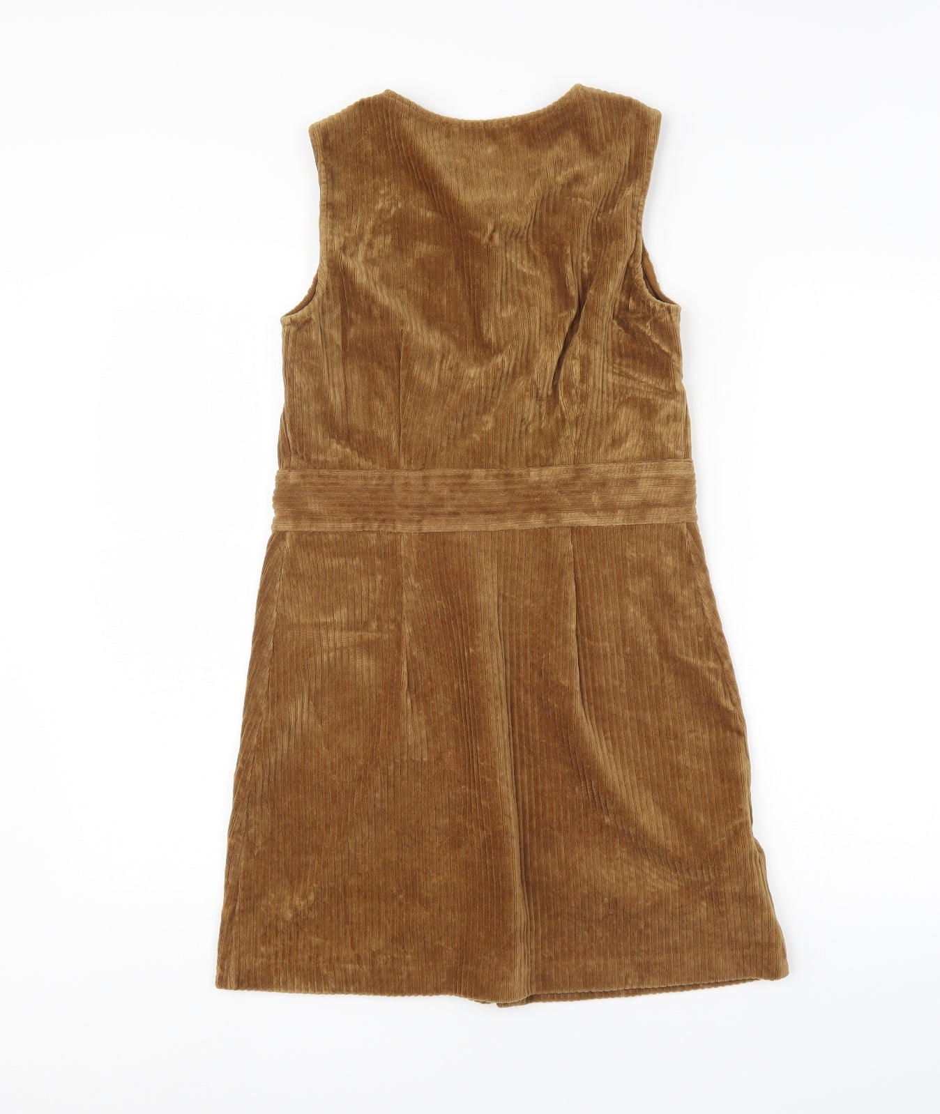 Mango Womens Brown   Basic Button-Up Size S