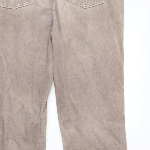 M&S Womens Purple   Straight Jeans Size M L30 in