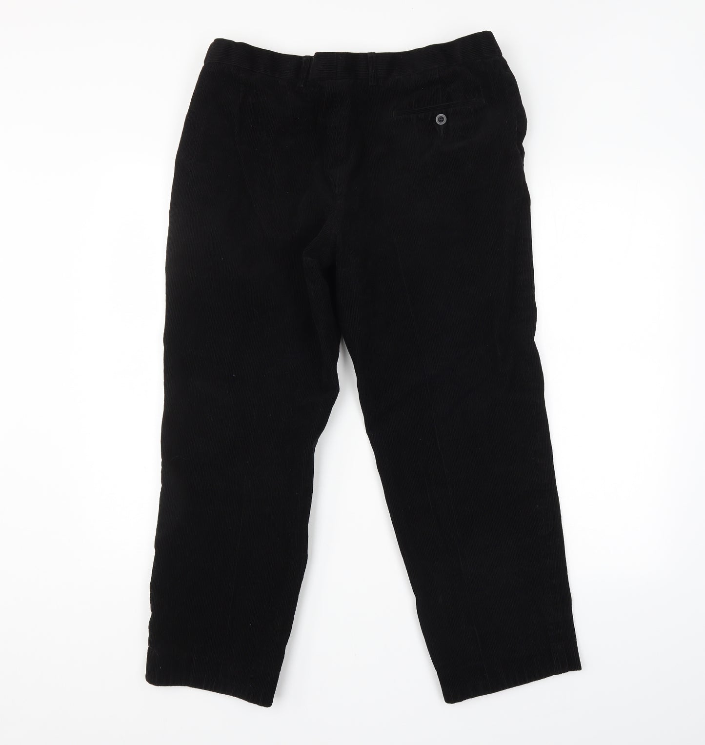 M&S Mens Black   Trousers  Size 36 in L31 in