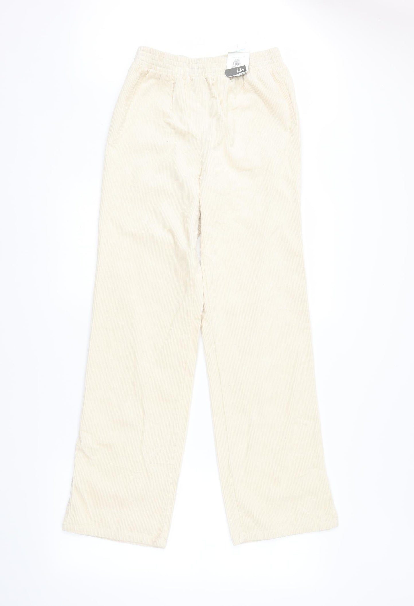 Primark Womens Yellow   Trousers  Size 8 L32 in