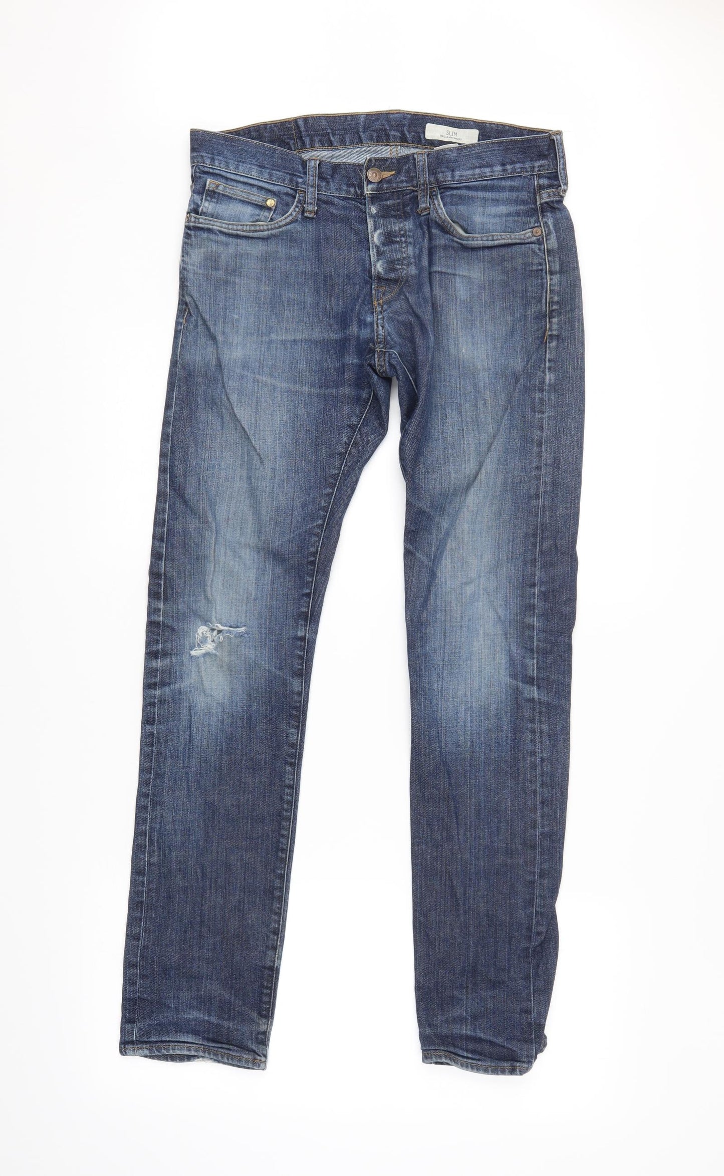 Preworn Mens Blue   Straight Jeans Size 31 in L32 in