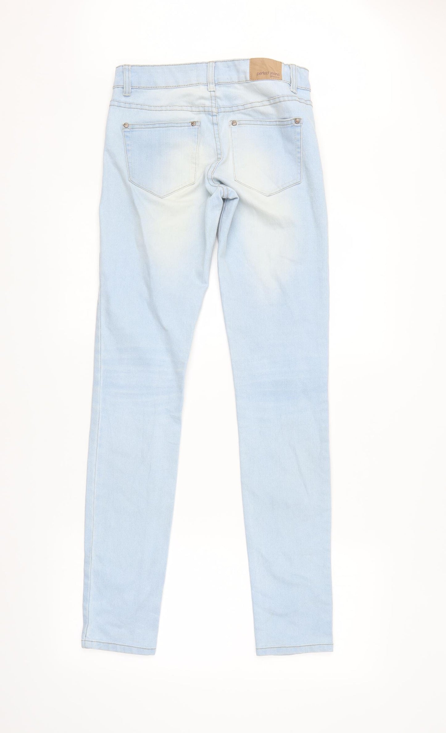 Silvia Womens Blue   Straight Jeans  L32 in