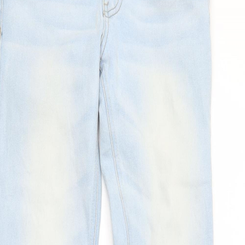 Silvia Womens Blue   Straight Jeans  L32 in