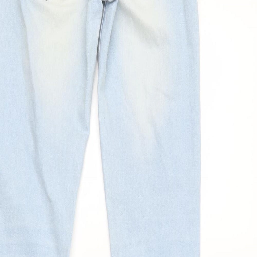 Silvia Womens Blue   Straight Jeans  L32 in