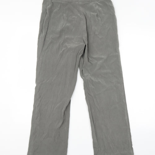 M&S Womens Green   Trousers  Size 12 L28 in