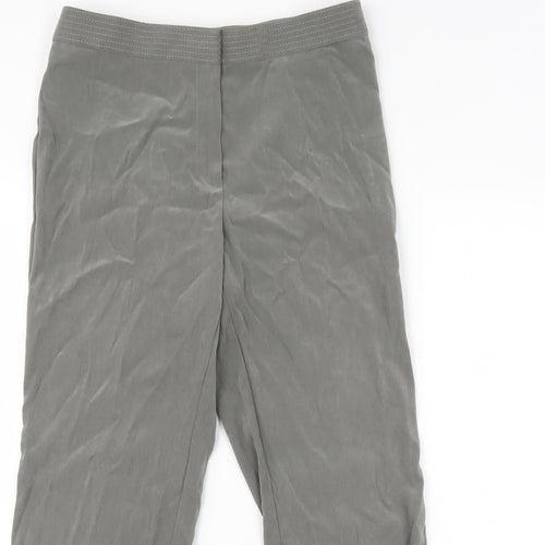 M&S Womens Green   Trousers  Size 12 L28 in