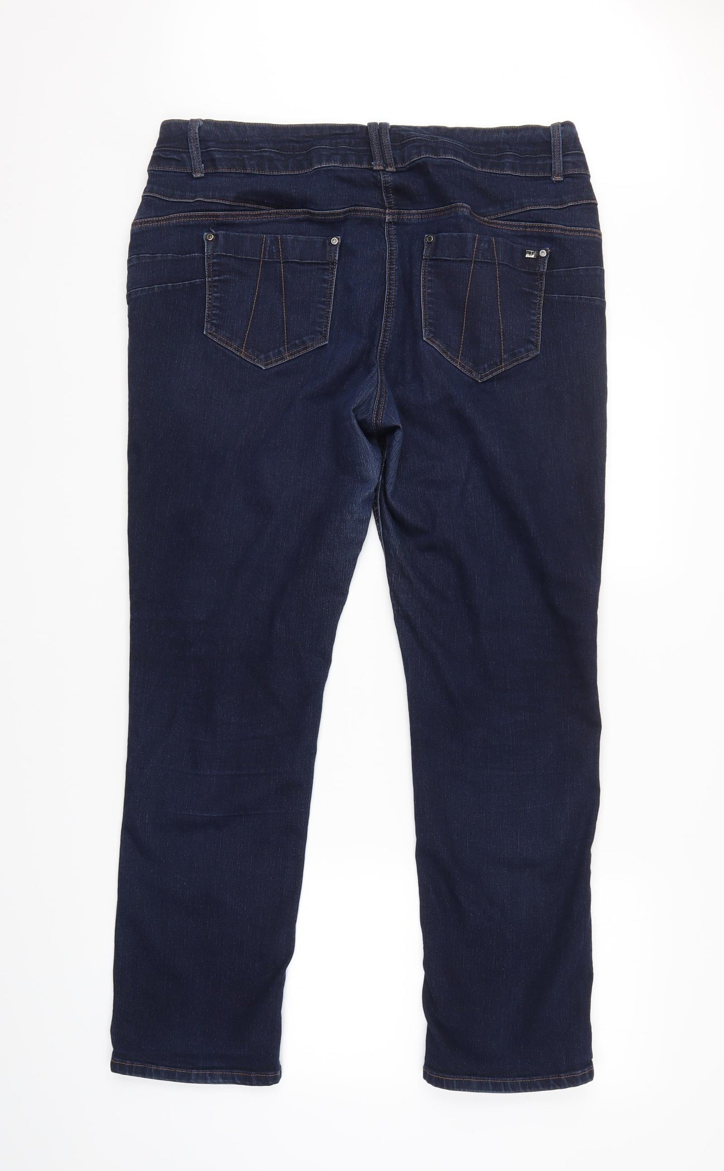 Jasper Conran Womens Blue   Straight Jeans Size 20 L30 in