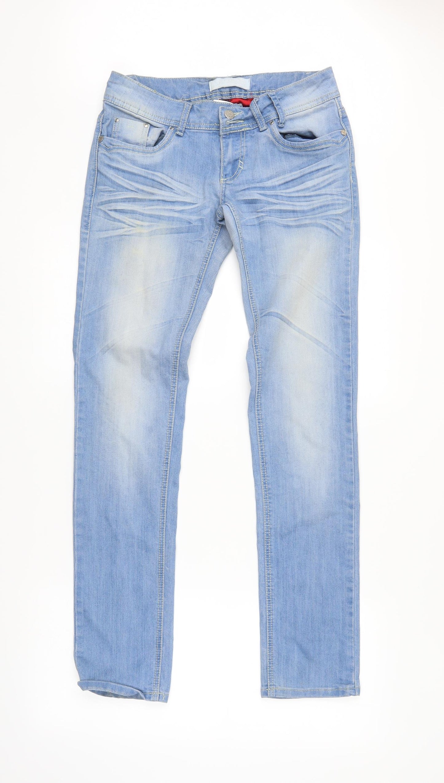 Preworn Womens Blue   Straight Jeans Size XL L32 in