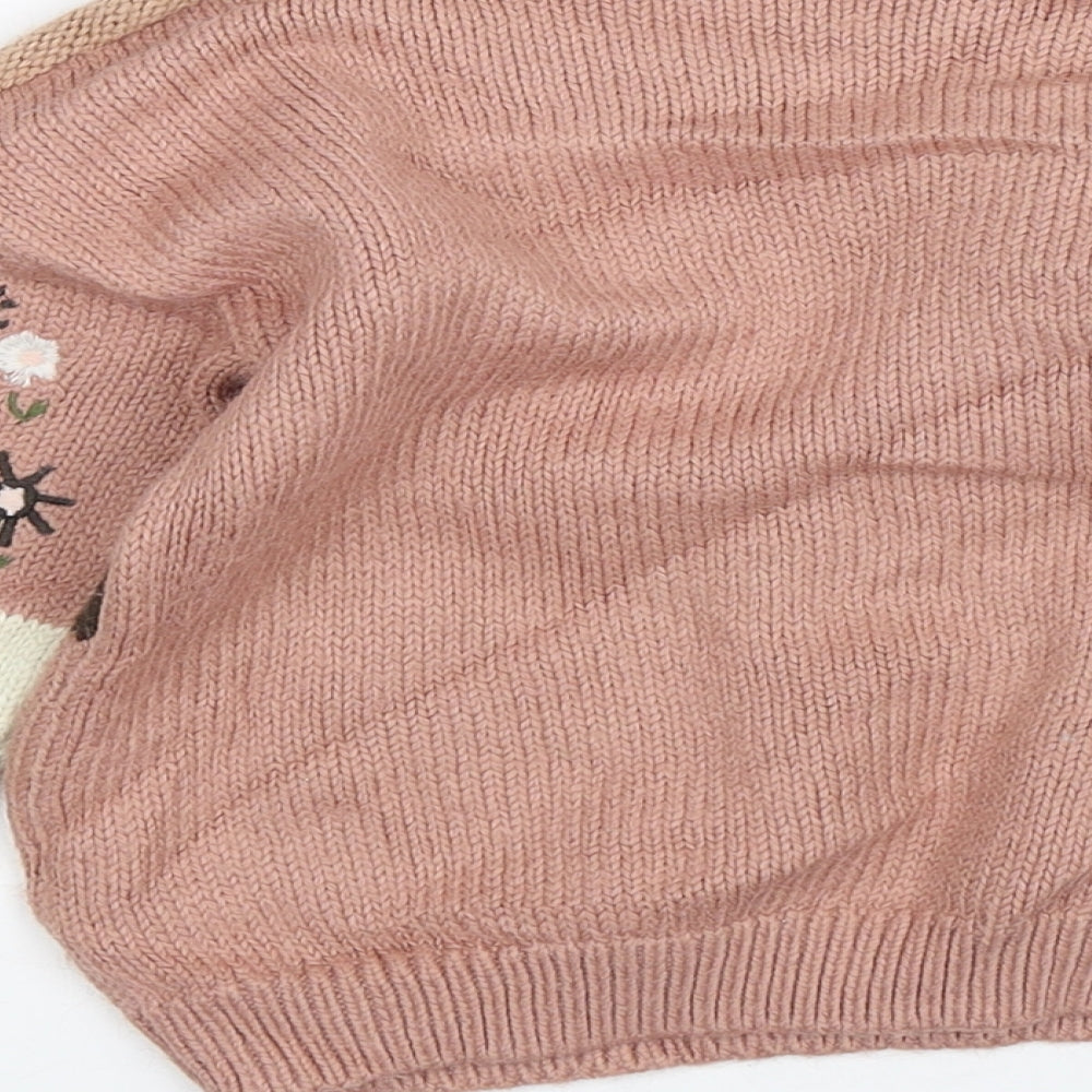 TU Girls Pink   Pullover Jumper Size 2-3 Years